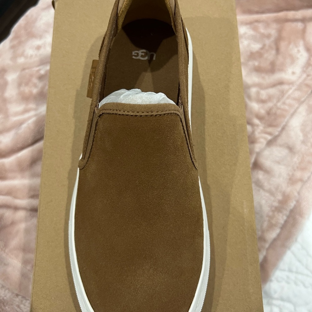 UGG Women’s Tan Slip-On Loafers